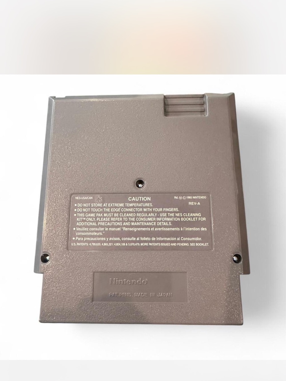 Nintendo Yoshi NES Cartridge - Yellow & Green Label 1985 - Picture 2 of 2